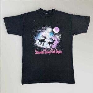 Vtg Shenandoah National Park T-Shirt Single Stitch Graphic Print 80s 90s Sz M/S